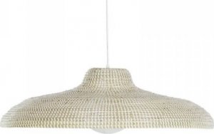 Lampa sufitowa DKD Home Decor Lampa Sufitowa DKD Home Decor Biały Naturalny Jasnobrązowy Szkło 50 W 70 x 70 x 20 cm 1