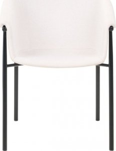 Beliani Zestaw 2 krzeseł do jadalni beżowy AMES 4