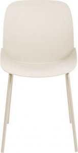 Beliani Zestaw 2 krzeseł do jadalni beżowy MILACA 4