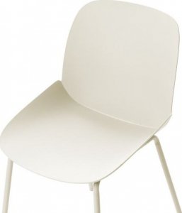 Beliani Zestaw 2 krzeseł do jadalni beżowy MILACA 6