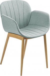 Beliani Zestaw 2 krzeseł do jadalni miętowy ALICE 3