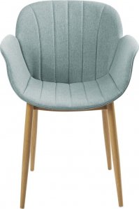 Beliani Zestaw 2 krzeseł do jadalni miętowy ALICE 4