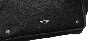 Peterson Skórzana nerka męska Peterson PTN 1 BLACK czarna 3