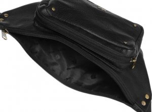 Peterson Skórzana nerka męska Peterson PTN 1 BLACK czarna 6