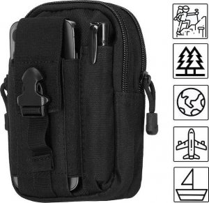 Springos Nerka wojskowa do paska saszetka taktyczna czarna UNIWERSALNY 11