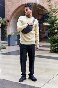 Peterson Miejska nerka męska ze skóry naturalnej  Peterson 7