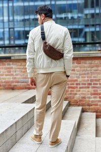 Peterson Miejska skórzana nerka na ramię  Peterson 8