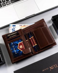 Peterson Portfel Męski Skórzany Ptn 22308-vt Black 6