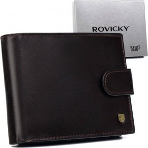Rovicky Skórzany portfel męski z kieszenią na dowód rejestracyjny — Rovicky 1