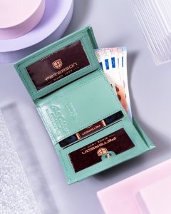 Peterson Mały, skórzany portfel damski z systemem RFID Protect  Peterson NoSize 5