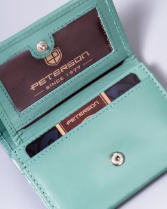 Peterson Mały, skórzany portfel damski z systemem RFID Protect  Peterson NoSize 9