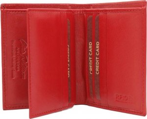 Peterson Portfel damski skórzany PTN RD-290-GCL RED 3