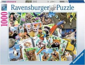 Ravensburger RAV puzzle 1000 Zwierzęta świata 17322 1