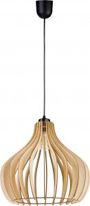 Lampa wisząca Orno YASIN 400 lampa wisząca, moc max. 1x60W, E27, czarna, drewno 1
