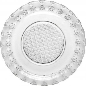 Luminarc Talerze deserowe szklane Florina Daisy 20 cm zestaw 6 sztuk 1