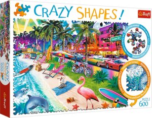 Trefl Puzzle Crazy Shapes Plaża w Miami 600 elementów 1