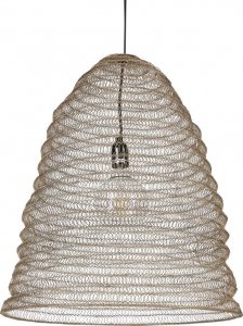 Lampa wisząca Beliani Lampa wisząca metalowa mosiężna PALAR Lumarko! 1