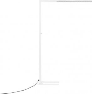 Lampa podłogowa Beliani Lampa podłogowa LED metalowa biała MENSA 4