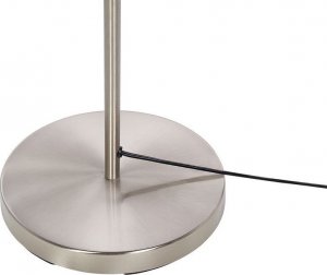 Lampa podłogowa Beliani Lampa podłogowa metalowa srebrna RAMIS 8