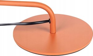 Lampa podłogowa Beliani Lampa podłogowa regulowana metalowa pomarańczowa RIMAVA 11