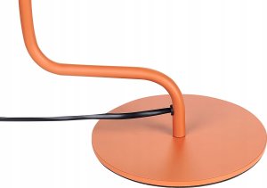 Lampa podłogowa Beliani Lampa podłogowa regulowana metalowa pomarańczowa RIMAVA 7