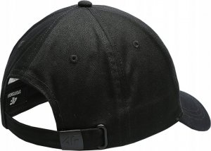 4f Czapka z daszkiem męska 4F M132 głęboka czerń 4FSS23ACABM132 20S M 5