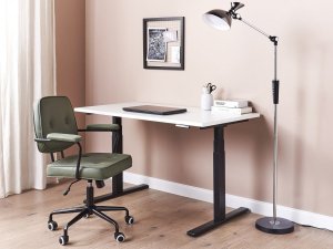 Lampa podłogowa Beliani Lampa podłogowa LED srebrna ANDROMEDA 3