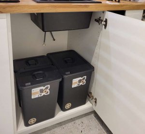 Kosz na śmieci Prosperplast Kosz na śmieci 10 l SYSTEMA BASICA Czarny  ECO 6