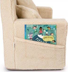 Blomster Rozkładana sofa piankowa dziecięca - baranek ciemny 5