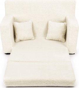 Blomster Rozkładana sofa piankowa dziecięca - baranek jasny 2