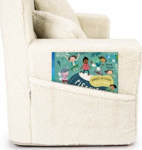 Blomster Rozkładana sofa piankowa dziecięca - baranek jasny 5
