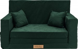Blomster Rozkładana sofa piankowa dziecięca ZIELONA 1