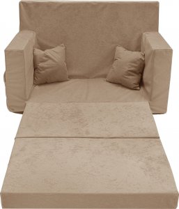 Blomster Rozkładana sofa piankowa dziecięca beżowa 2