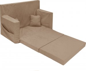 Blomster Rozkładana sofa piankowa dziecięca beżowa 3