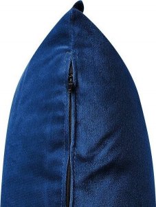 Beliani Sofa welurowa niebieska AURE 8