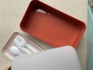 Lulabi Lunchbox Bento box + sztućce Minnie Blogger 12m+ LULABI 3