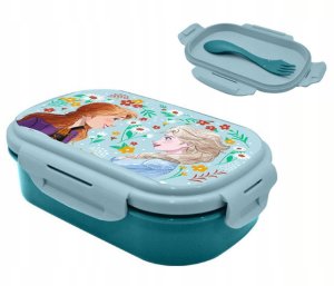 Kids Euroswan Śniadaniówka + sztućce, 21x14x6cm Kraina Lodu Frozen FR50014 8