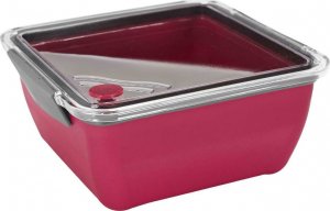Intesi Lunch box Divided z widelcem 2,6l różowy 1
