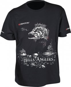 Dragon Koszulka wędkarska, T-shirt Dragon Hells Anglers - Okoń 1