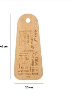 Deska do krojenia 5five do serwowania bambusowa 4