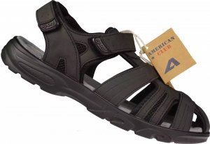 American Club Sandały męskie American Club MXD-90BL czarne 45 1