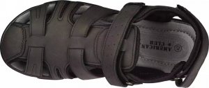 American Club Sandały męskie American Club MXD-90BL czarne 45 4