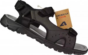 American Club Sandały męskie American Club MXD-92BL czarne 41 1