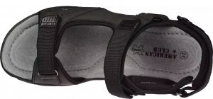 American Club Sandały męskie American Club MXD-92BL czarne 43 4
