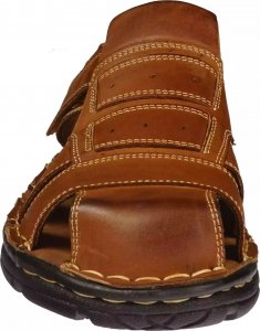 American Club Sandały męskie American Club MCY-80BR brązowe 43 6