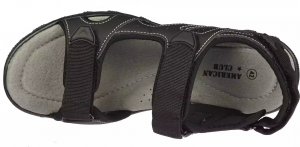 American Club Sandały męskie American Club MRL-119BL czarne 45 5