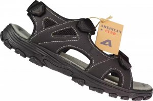American Club Sandały męskie American Club MRL-119BL czarne 41 1