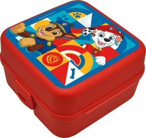 Kids Euroswan Śniadaniówka z przegródkami 13x13x8cm PAW PATROL Psi Patrol BPA Free PW19925 Kids Euroswan 1