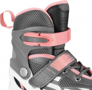 Rolki Spokey QUATTRO z wymienną płozą regulowane różowe r. 38-41 5