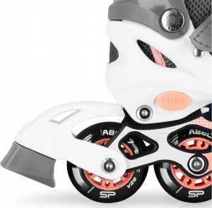 Rolki Spokey QUATTRO z wymienną płozą regulowane różowe r. 38-41 6